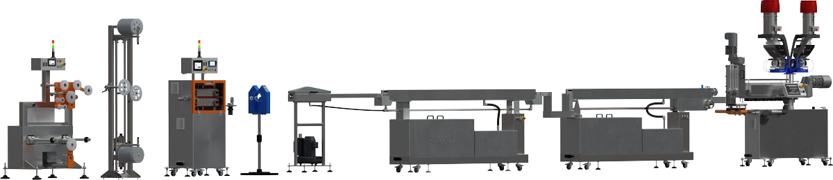 Linie do produkcji filamentów do drukarek 3D.